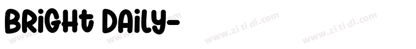 Bright Daily字体转换